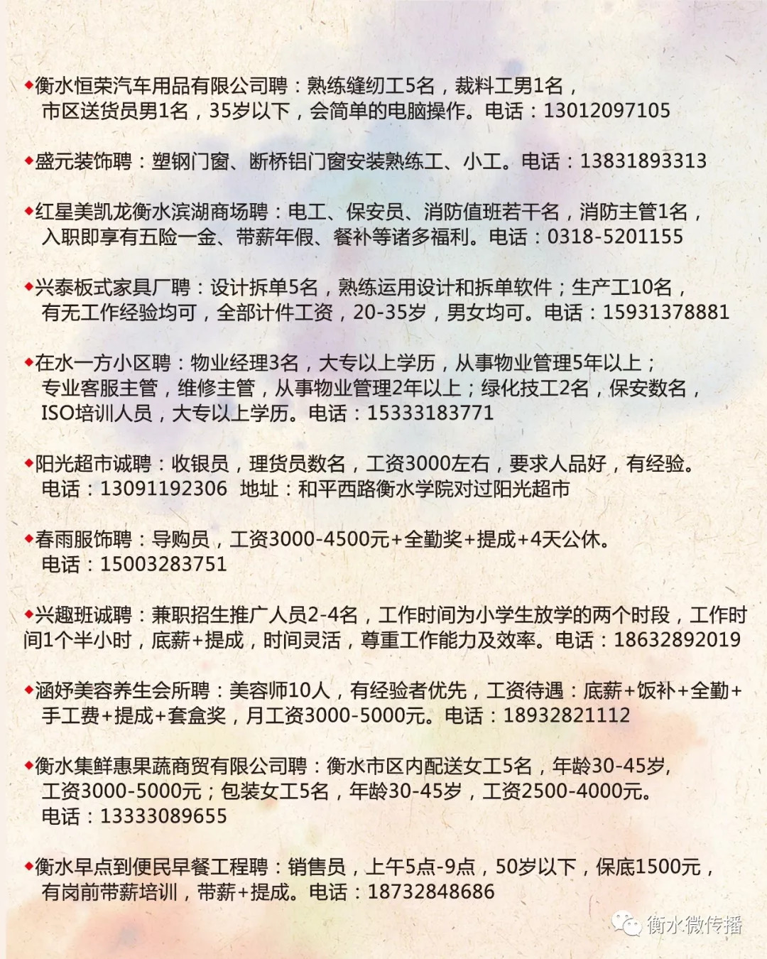 文水最新招聘信息总览